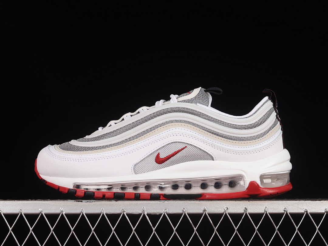 Unbranded [DM0027-100]-[AIR MAX 97 WHITE/VARSITY RED/PARTICLE GREY]-[WOMAN:36-39]-[MAN:40-45], photo 1