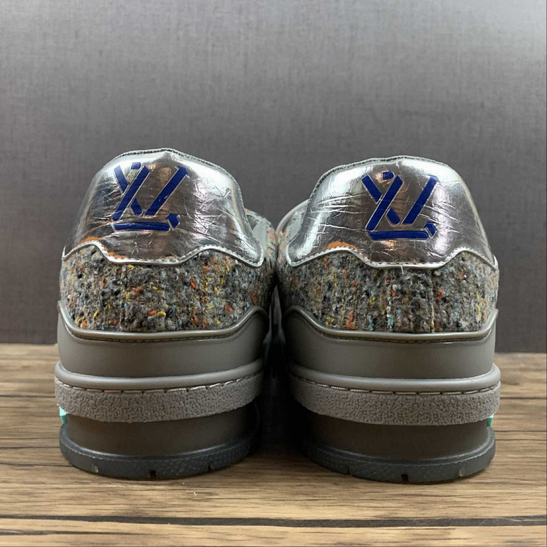 Louis Vuitton [L*V TRAINER SNEAKERS GREY/SILVER/MULTI-COLOR]-[MAN:38-45] - Image 11