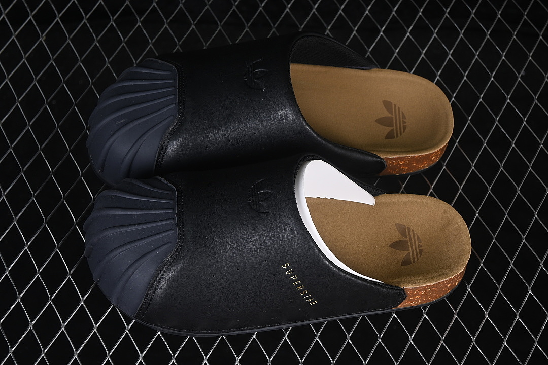 Unbranded [LC0415]-[ADIMULE SUPERSTAR BLACK/NAVY BLUE]-[WOMAN:36-39]-[MAN:40-46] - Image 5