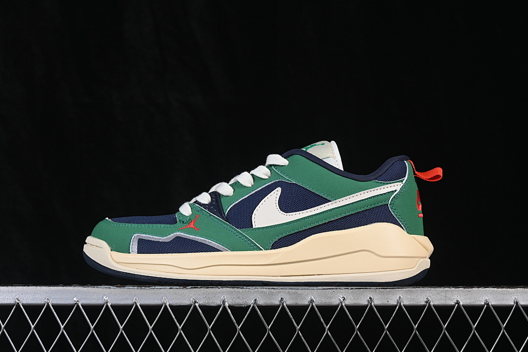 Jordan [HJ6777-400]-[AIR JORDAN CMFT ERA SPORTS SNEAKERS GREEN/NAVY BLUE]-[WOMAN:36-39]-[MAN:40-46], photo 1