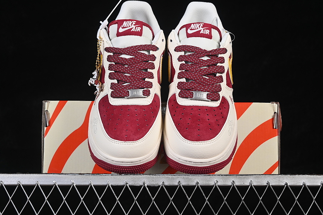 Nike [HT5088-611]-[AIR FORCE 1 07 LOW WHITE/RED/YELLOW]-[WOMAN:36-39]-[MAN:40-45] - Image 13