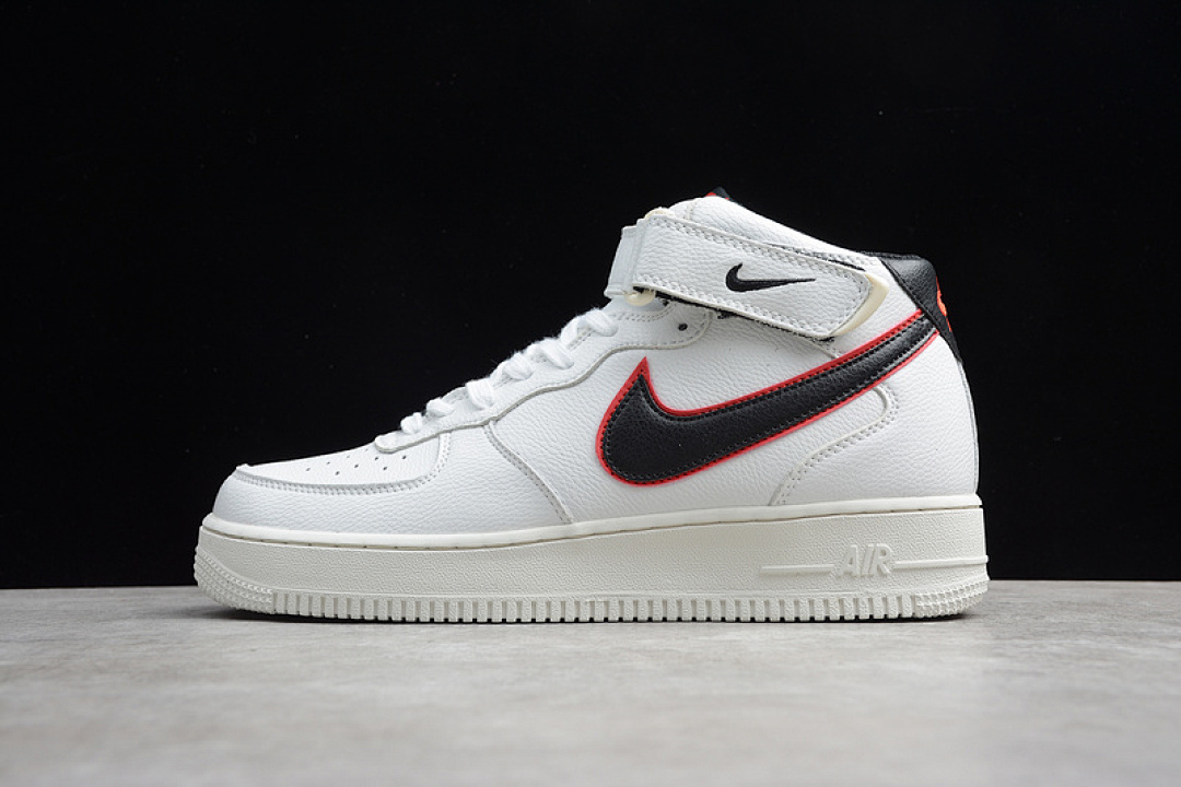 Nike [CJ6106-101]-[STRANGER THINGS X AIR FORCE 1 HAWKINS HIGH WHITE/BLACK/RED]-[UNISEX:36-45], photo 1