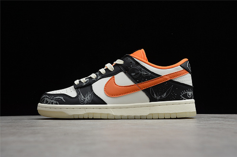 Nike SB DUNK LOW HALLOWEEN SAIL/STARFISH-BLACK · DD3357-100, photo 1