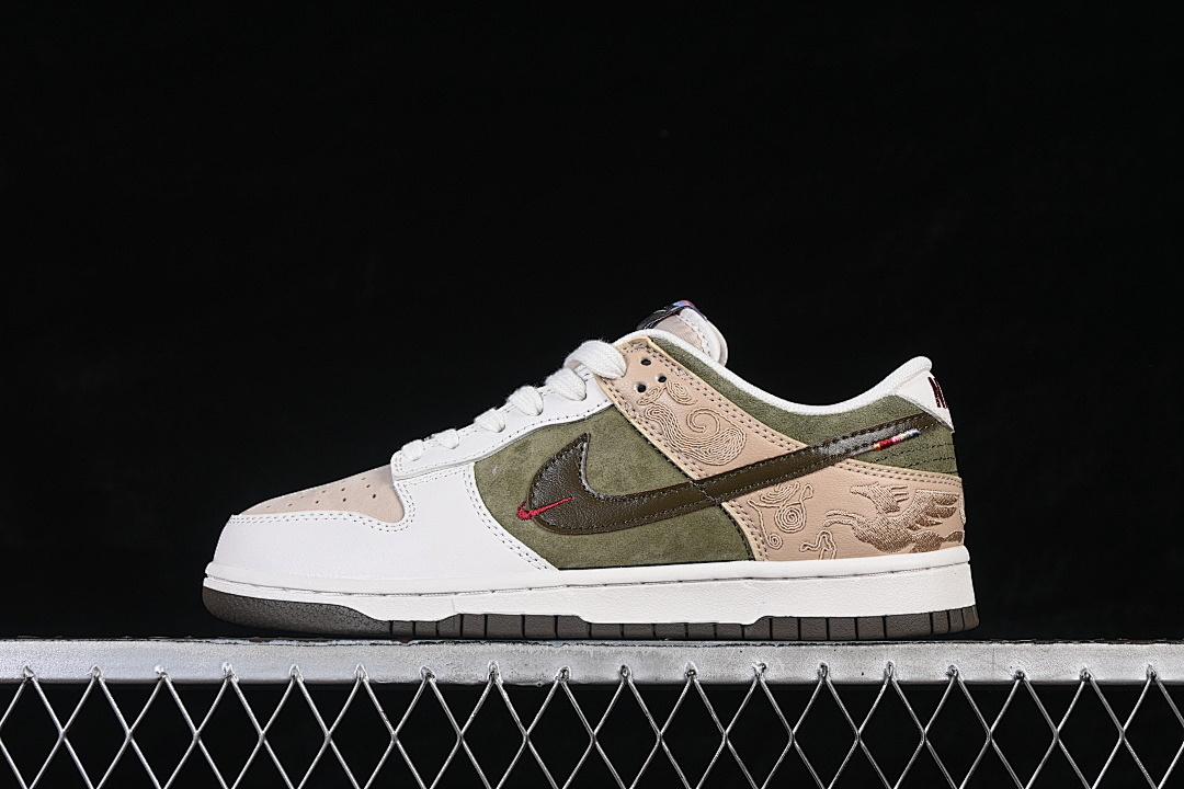 Unbranded [IQ1118-220]-[SB DUNK LOW LINEN/PHANTOM/NEUTRAL OLIVE/DARK HAZEL]-[WOMAN:36-39]-[MAN:40-46], photo 1