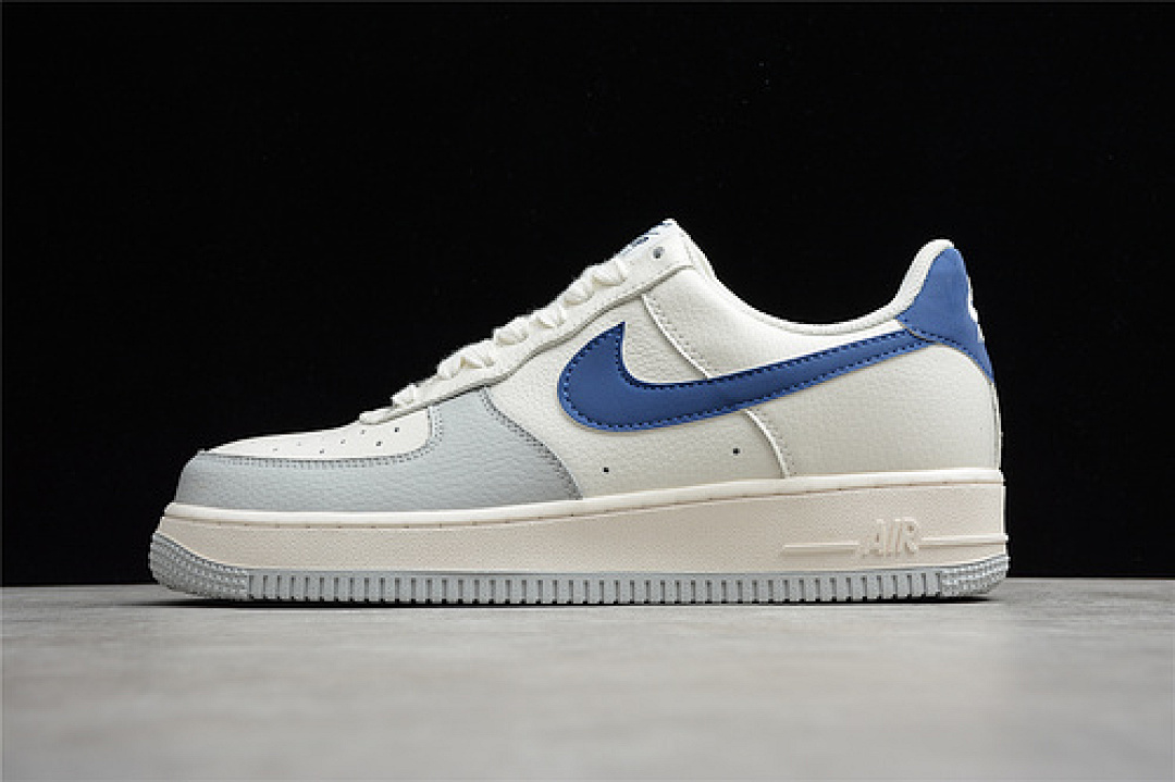 Nike [CT5566-033]-[AIR FORCE 1 LOW BEIGE/LIGHT GREY/BLUE]-[WOMAN:36-39]-[MAN:40-45], photo 1