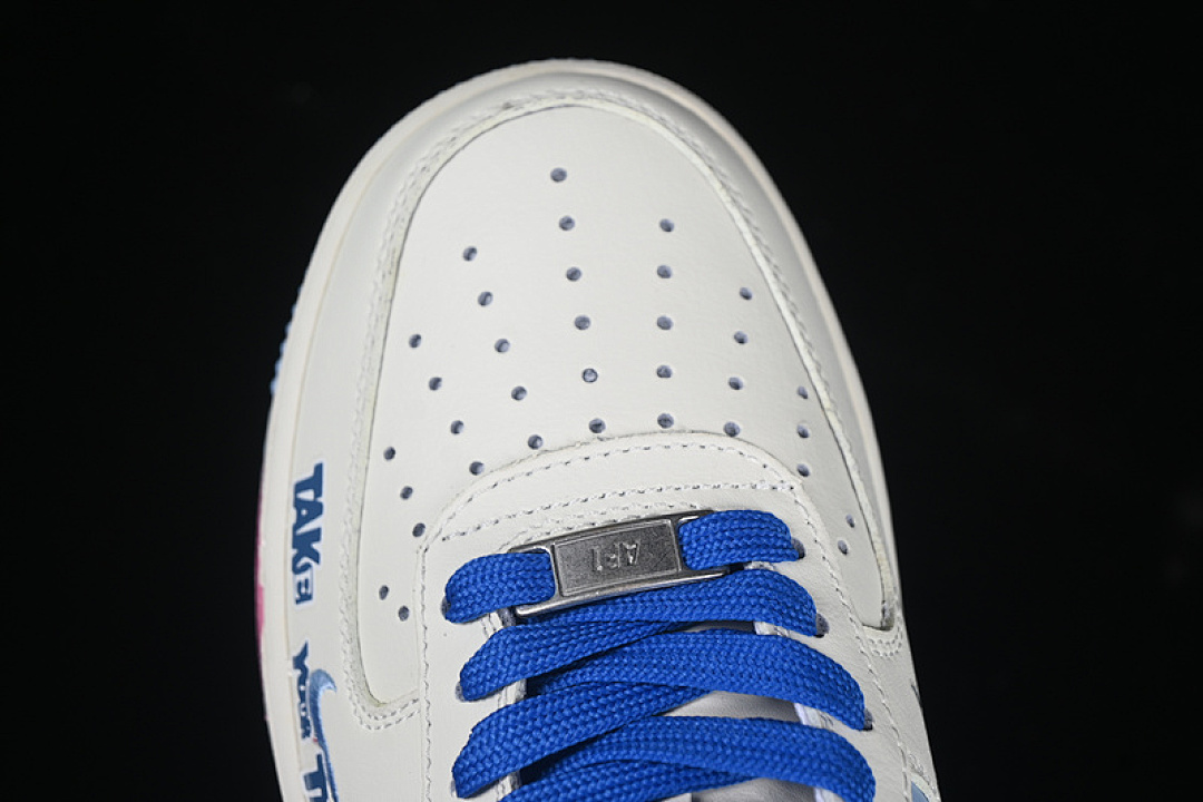 Nike [DB3301-121]-[AIR FORCE 1 07 LOW KAITO KUROBA WHITE/BLUE/PINK]-[WOMAN:36-39]-[MAN:40-45] - Image 10