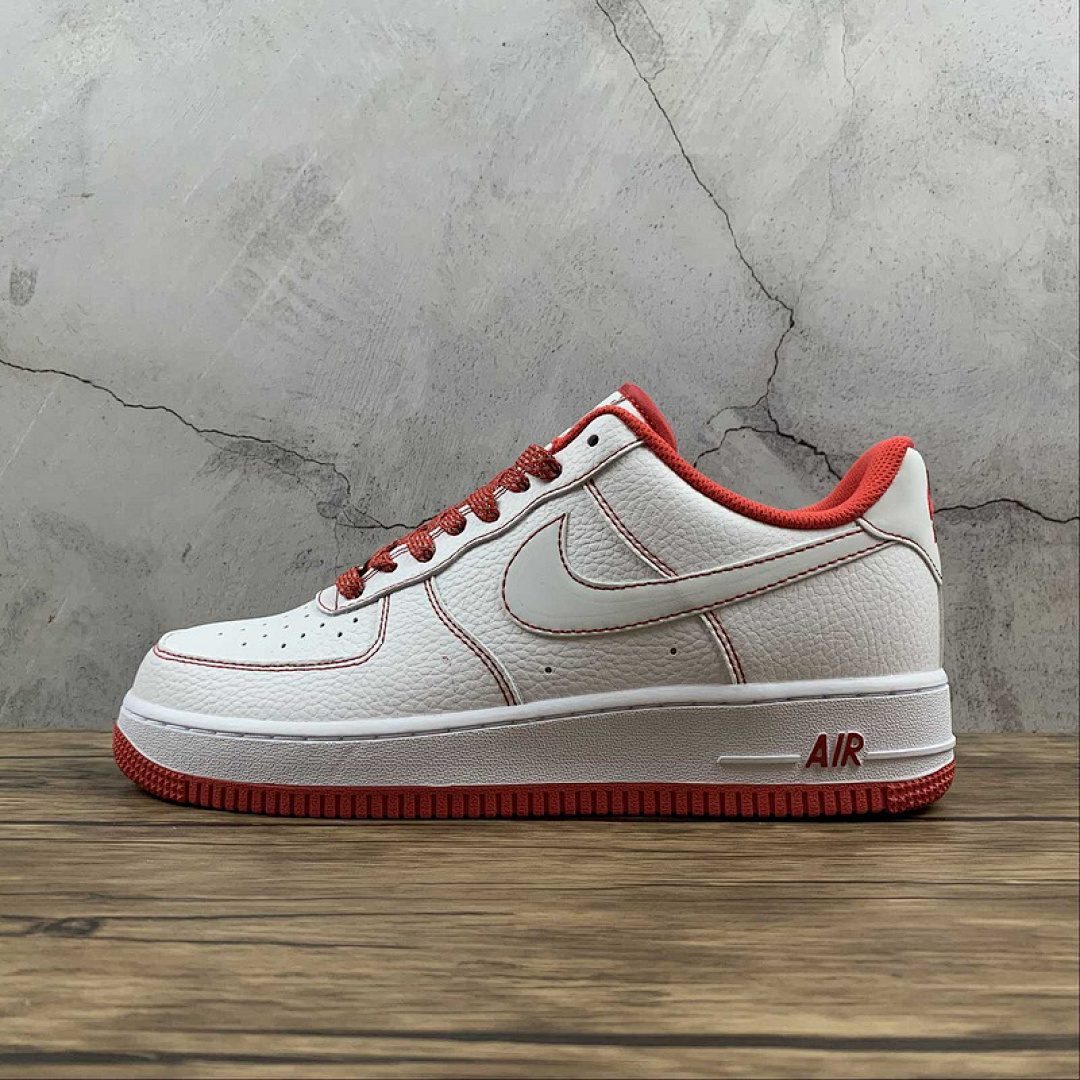 Nike [CN2896-101]-[AIR FORCE 1 LOW 07 WHITE/WHITE/RED]-[WOMAN:36-39]-[MAN:40-45], photo 1