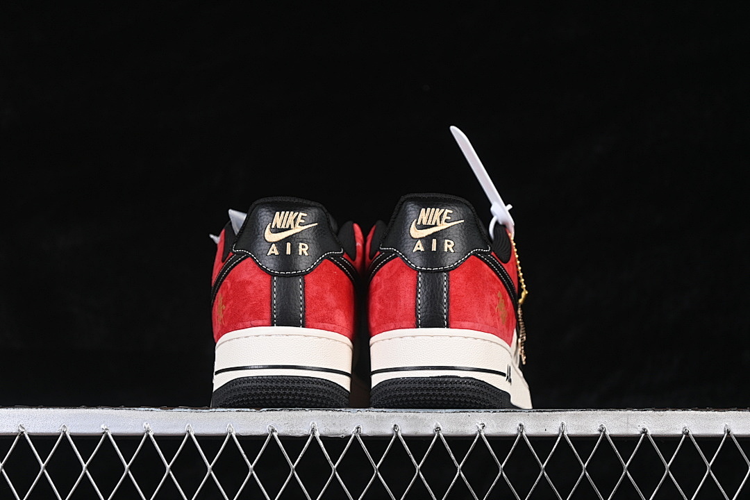Nike [XD0028-004]-[AIR FORCE 1 07 LOW CASUAL SNEAKERS WHITE/RED/BLACK]-[WOMAN:36-39]-[MAN:40-45] - Image 14