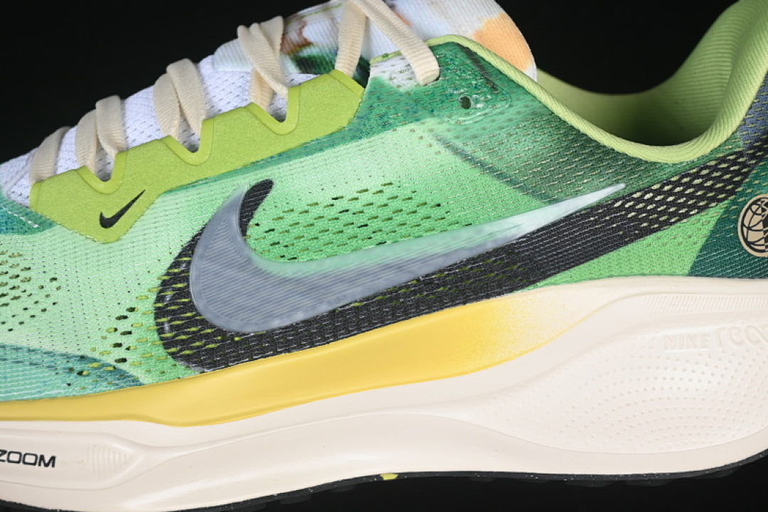 Nike [IH3583-999]-[AIR ZOOM PEGASUS 41 FK GREEN/WHITE/GREY/BLACK/YELLOW]-[WOMAN:39]-[MAN:40-46] - Image 7