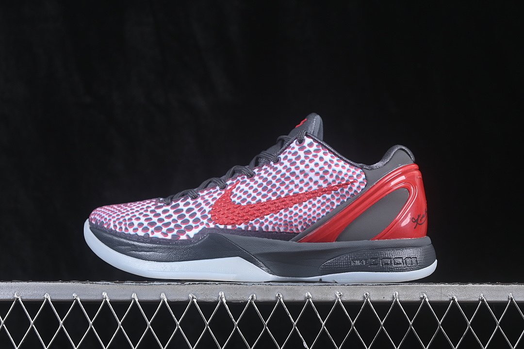 Nike [IQ3902-002]-[KOBE VI PROTRO 6 MEN'S PRACTICAL BASKETBALL SHOES RED/GREY]-[MAN:40-47.5], photo 1