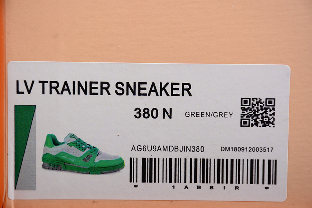 Louis Vuitton [L*V TRAINER SNEAKER LOW GREEN/GREY/GREEN]-[MAN:38-45] - Image 2