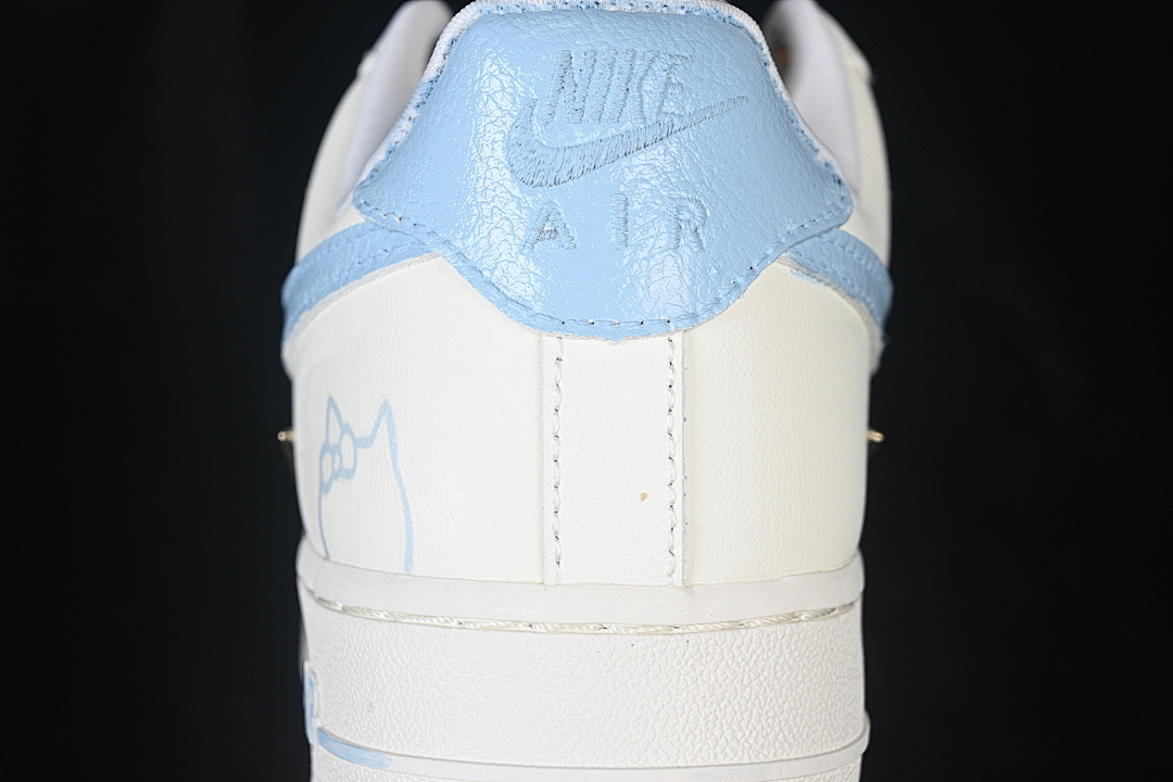Nike [FV3654-311]-[AIR FORCE 1 07 LOW CASUAL SNEAKERS WHITE/BLUE/WHITE]-[WOMAN:36-39]-[MAN:40-45] - Image 7