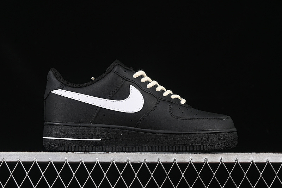 Nike [ZH0316-073]-[AIR FORCE 1 07 LOW BLACK/WHITE]-[WOMAN:36-39]-[MAN:40-45] - Image 16