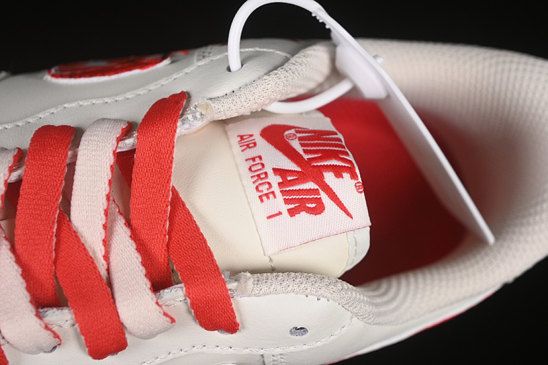 Nike [SD2023-024]-[AIR FORCE 1 07 LOW LOVE BRAIN WHITE/RED]-[WOMAN:36-39]-[MAN:40-45] - Image 9