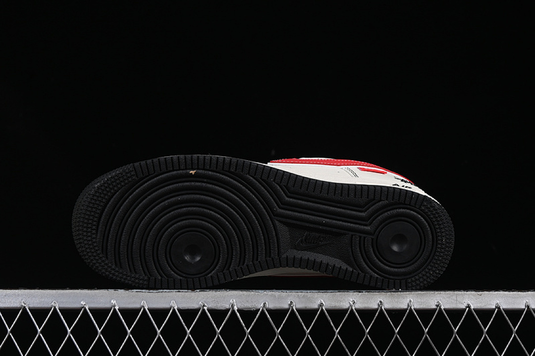 Nike [XS1958-518]-[AIR FORCE 1 07 LOW WHITE/BLACK/RED]-[WOMAN:36-39]-[MAN:40-45] - Image 15