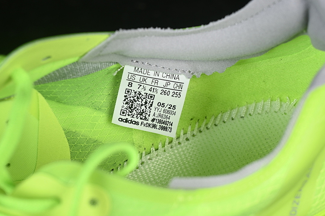 Adidas [JR6364]-[ADIZERO ADIOS PRO 4 LUCID LEMON/CORE BLACK/HALO SILVER]-[WOMAN:36-39]-[MAN:40-46] - Image 6