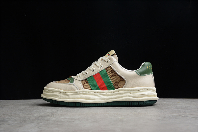 Gucci Gucci SNEAKERS BEIGE/BROWN/GREEN-RED · 431941-02JPO-9065, photo 1