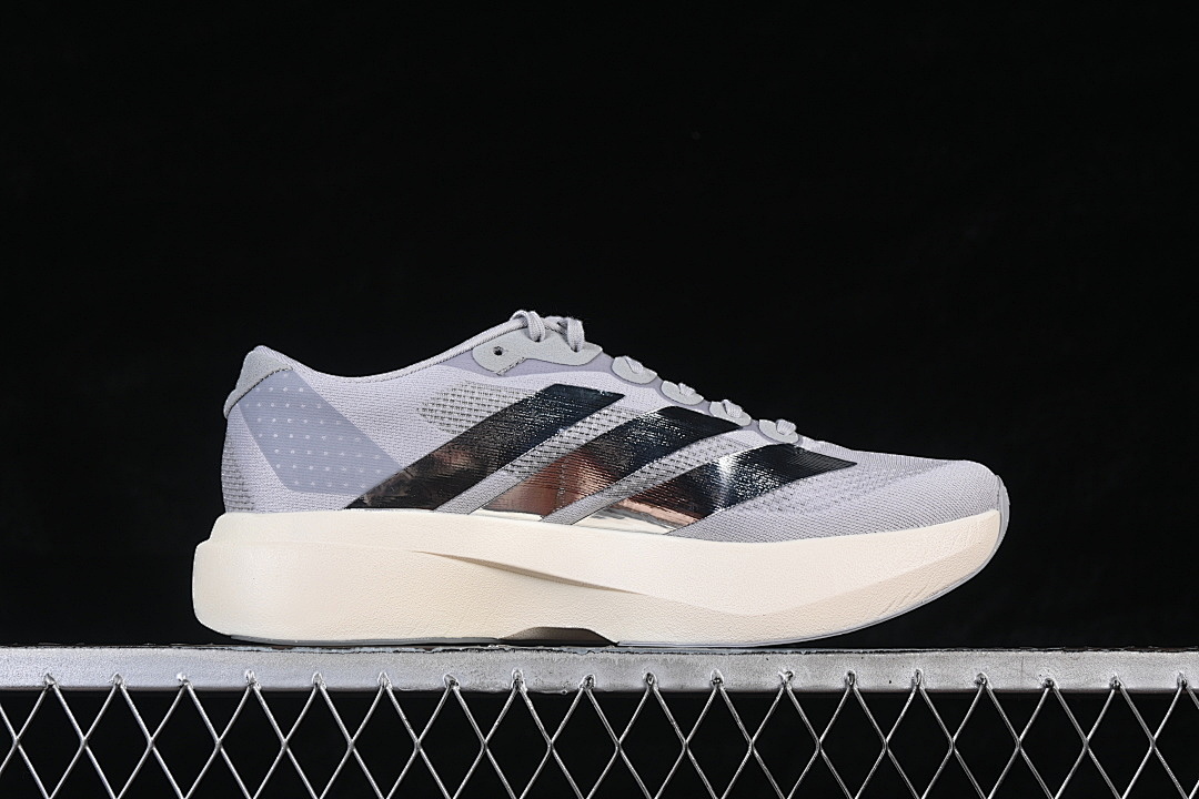 Adidas [KJ9664]-[ADIZERO EVO SL GREY TWO/SILVER METALLIC/IRON METALLIC]-[WOMAN:36-39]-[MAN:40-46] - Image 16