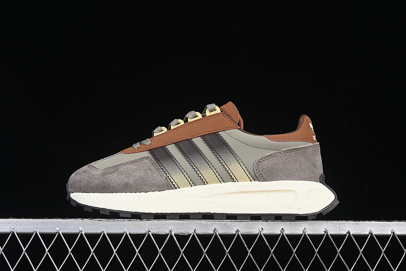 RETROPY E5 GREEN/BROWN/GREY · JH7190, photo 1