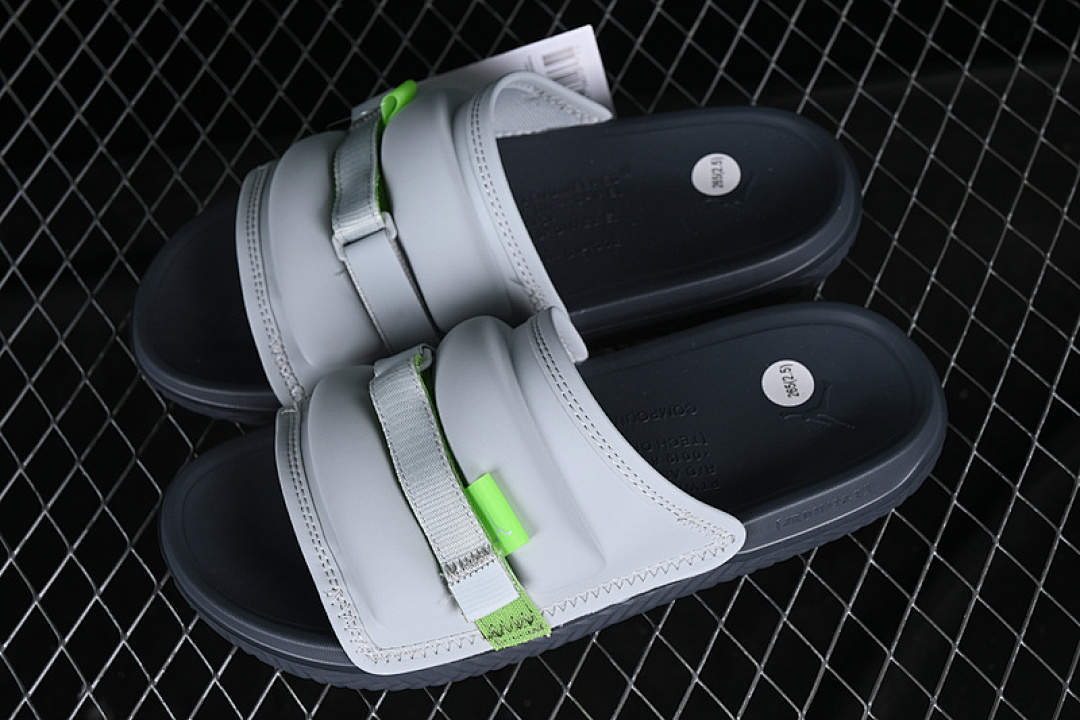 Jordan [DM1683-030]-[AIR JORDAN PLAY SLIDE SILVER/FLINT GREY/GREEN BEAN]-[MAN:40-45] - Image 9