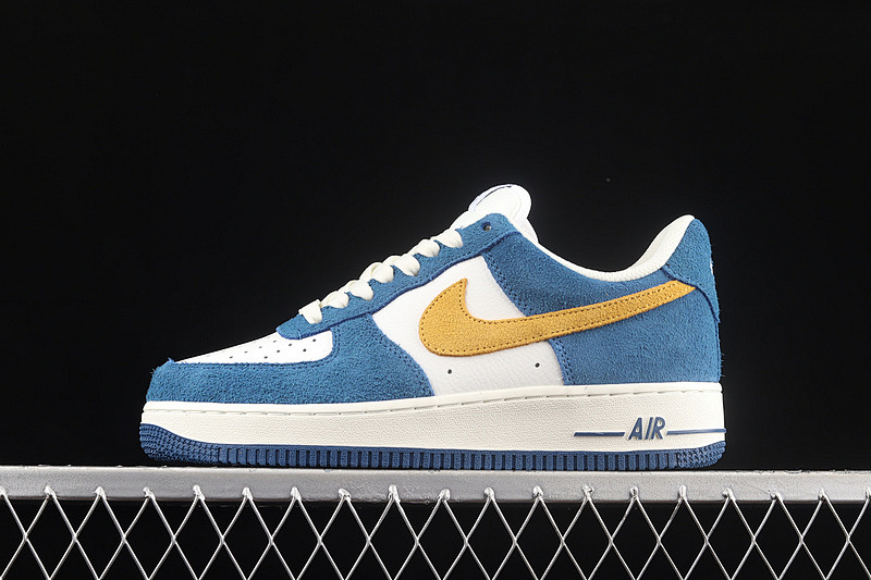 Nike Nike AIR FORCE 1 LOW 07 BEIGE/BLUE/YELLOW · BQ8988-103, photo 1