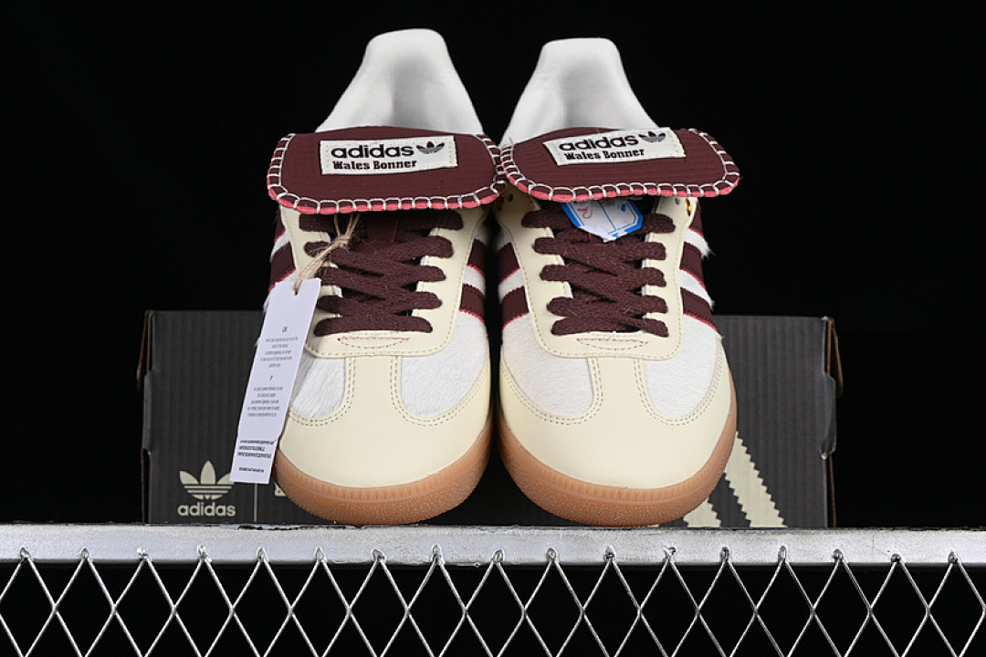 Adidas [IE0586]-[WALES BONNER X ADIDAS SAMBA PONY CREAM WHITE/MYSTERY BROWN/CREAM (WHITE]) - Image 13
