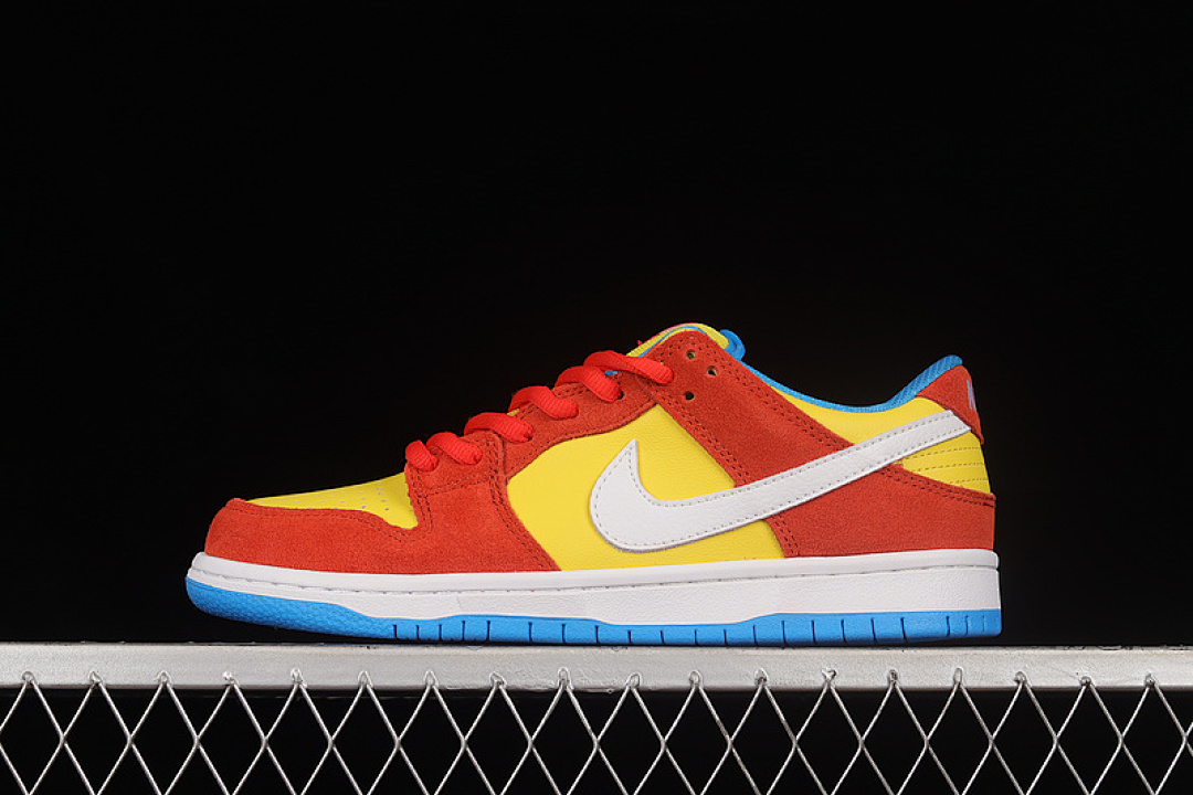 Unbranded [BQ6817-602]-[DUNK LOW PRO SB 'BART SIMPSON'HABANERO RED/WHITE/BLUE HERO]-[UNISEX:36-45], photo 1