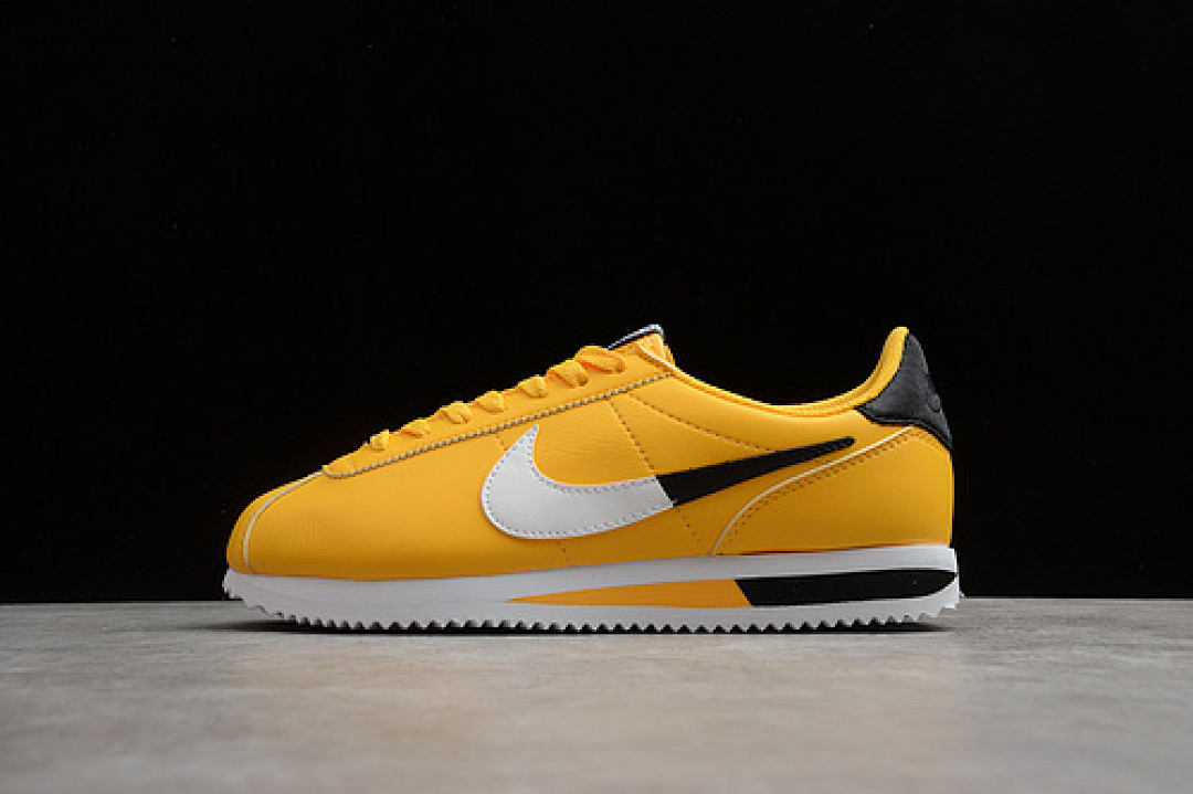 Unbranded [CI1047-700]-[2020 NBA X CORTEZ BASIC LEATHER SE AMARILLO YELLOW/BLACK/WHITE], photo 1