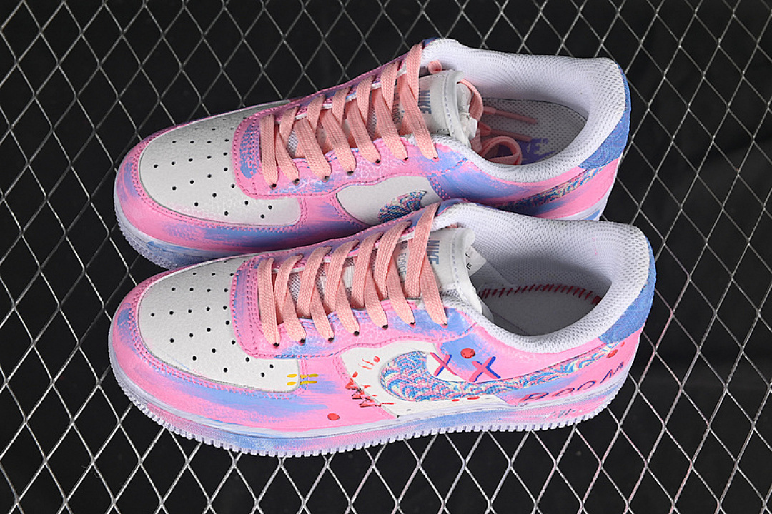 Nike [CZ0377-202]-[AIR FORCE 1 07 LOW PINK DAISY NEBULA PINK/BLUE/WHITE]-[WOMAN:36-39]-[MAN:40-45] - Image 9