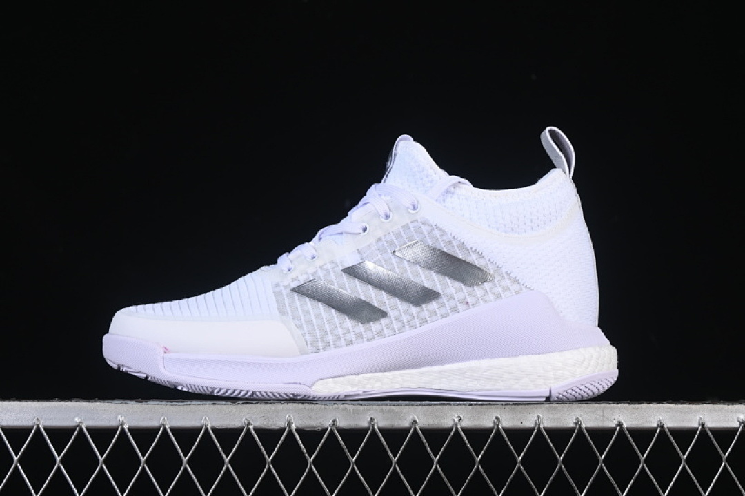 CRAZYFLIGHT MID WHITE/GREY/SILVER · GY9278, photo 1