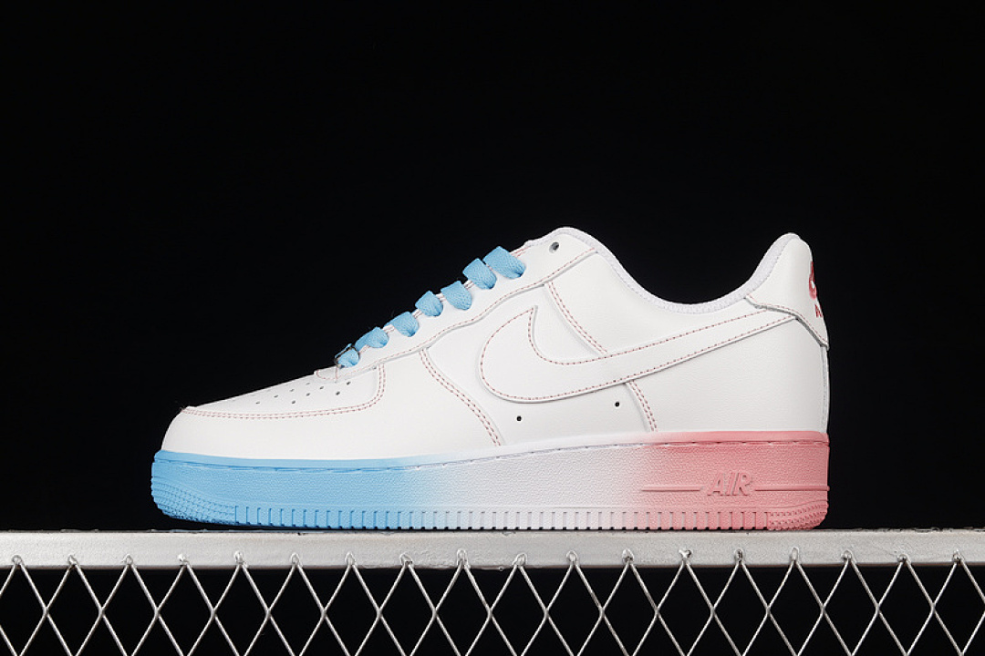 Nike [AF1234-006]-[STUSSY X AIR FORCE 1 LOW WHITE/BLUE/PINK]-[WOMAN:36-39]-[MAN:40-45], photo 1