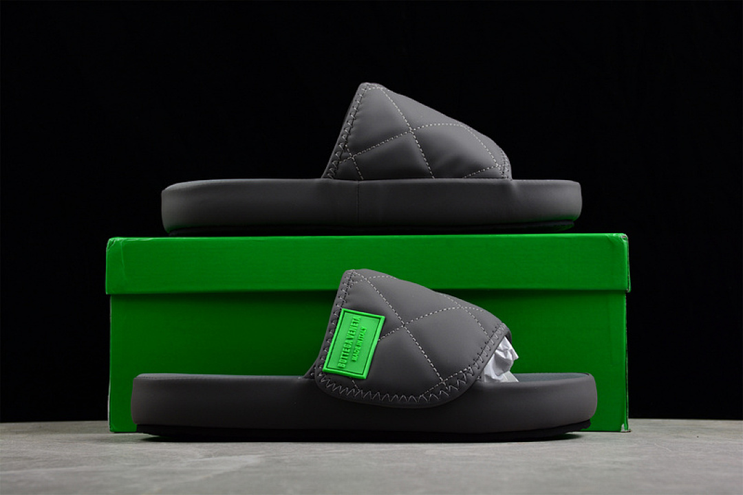 Bottega Veneta [B*V 2022 VELCRO SLIPPERS DARK GREY/DARK GREY]-[MAN:39-45] - Image 14