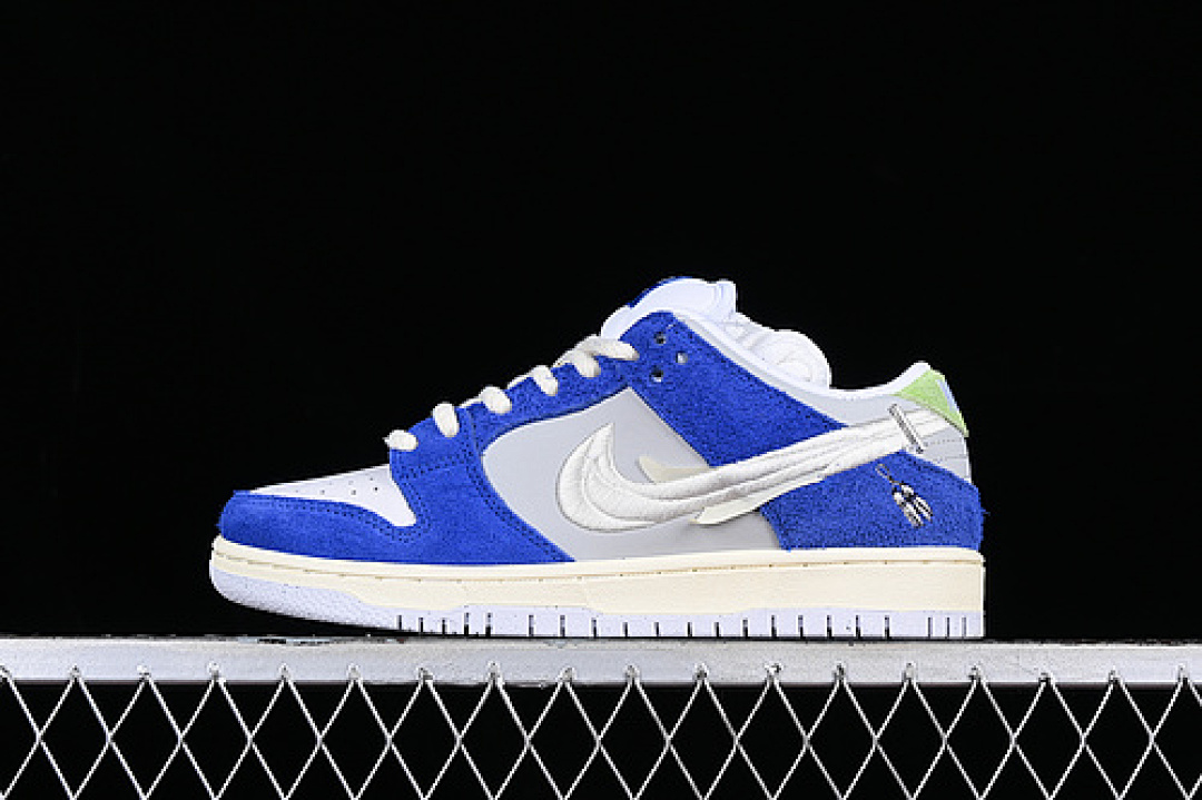 Fear of God [DQ5130-400]-[FLY STREETWEAR DUNK LOW SB GAME ROYAL/SAIL/GREY FOG]-[WOMAN:36-39]-[MAN:40-47.5], photo 1