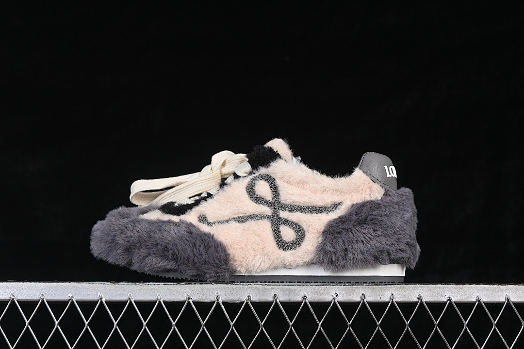 [BALLET RUNNER 2.0 SNEAKERS RETRO CASUAL SHOES APRICOT/DARK GRAY]-[WOMAN:35-39]-[MAN:40], photo 1