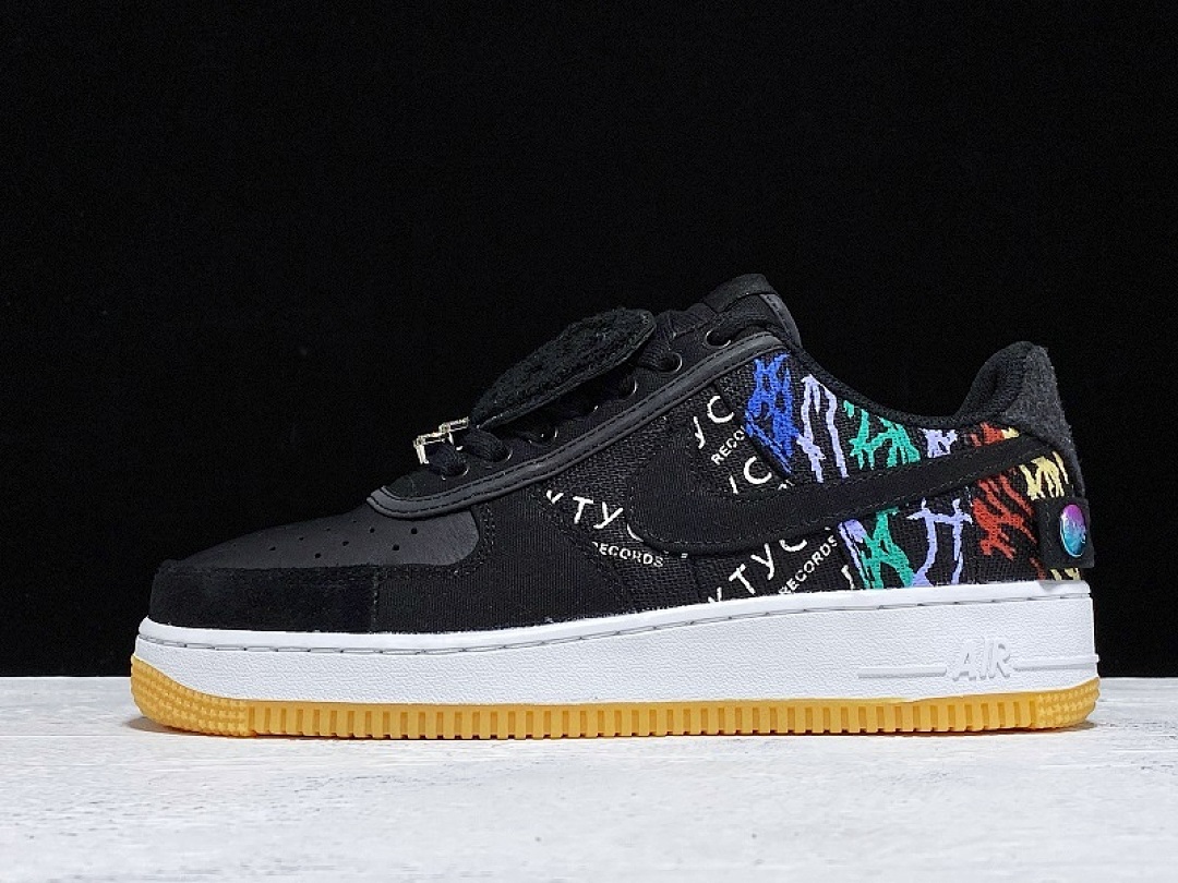 Nike Nike TRAVIS SCOTT X AIR FORCE 1 ASTROWORLD BLACK/COLORFUL · CN2405-001, photo 1