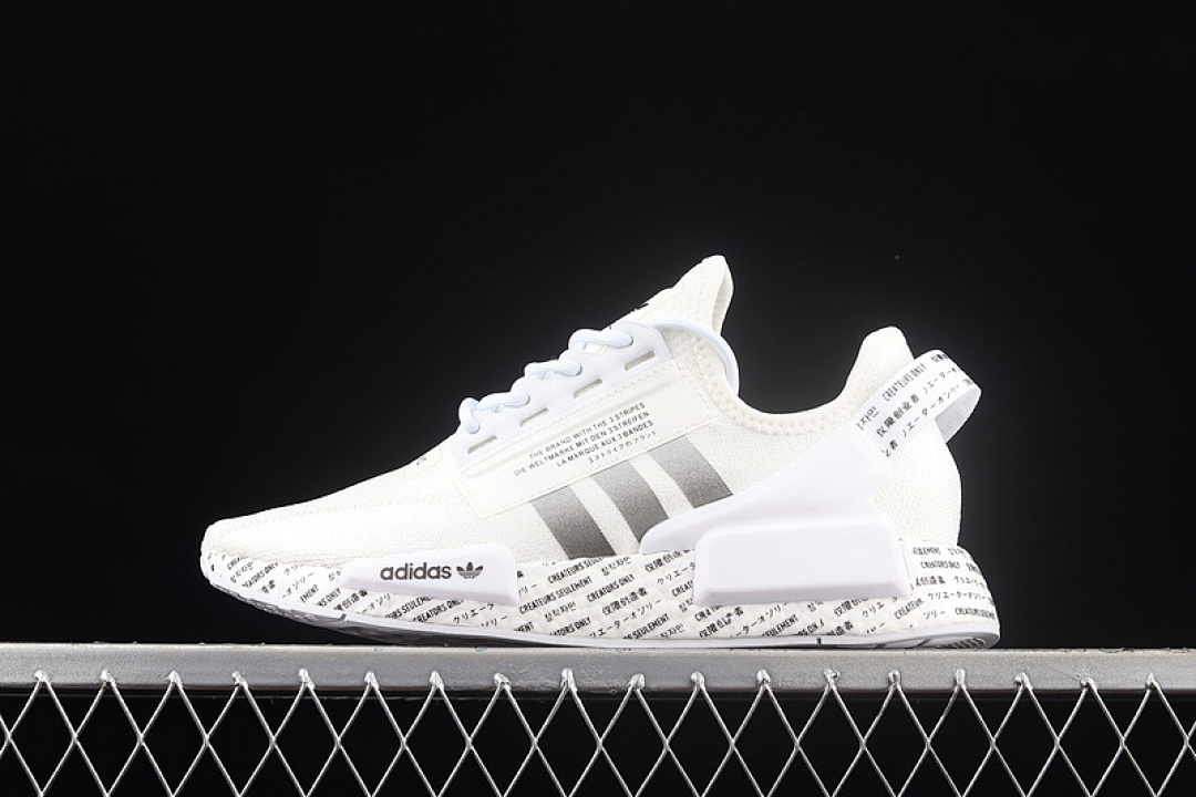 R1 BOOST V2 SCRIPT-WHITE CLOUD WHITE/CORE BLACK/CORE BLACK · GX1116, photo 1