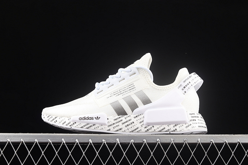 R1 BOOST V2 SCRIPT-WHITE CLOUD WHITE/CORE BLACK/CORE BLACK · GX1116, photo 1