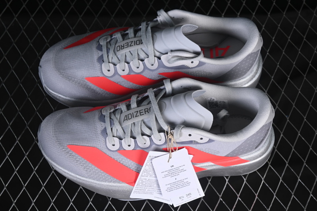 Adidas [KI3381]-[ADIZERO EVO SL GREY/SILVER/ORANGE]-[WOMAN:36-39]-[MAN:40-45] - Image 11