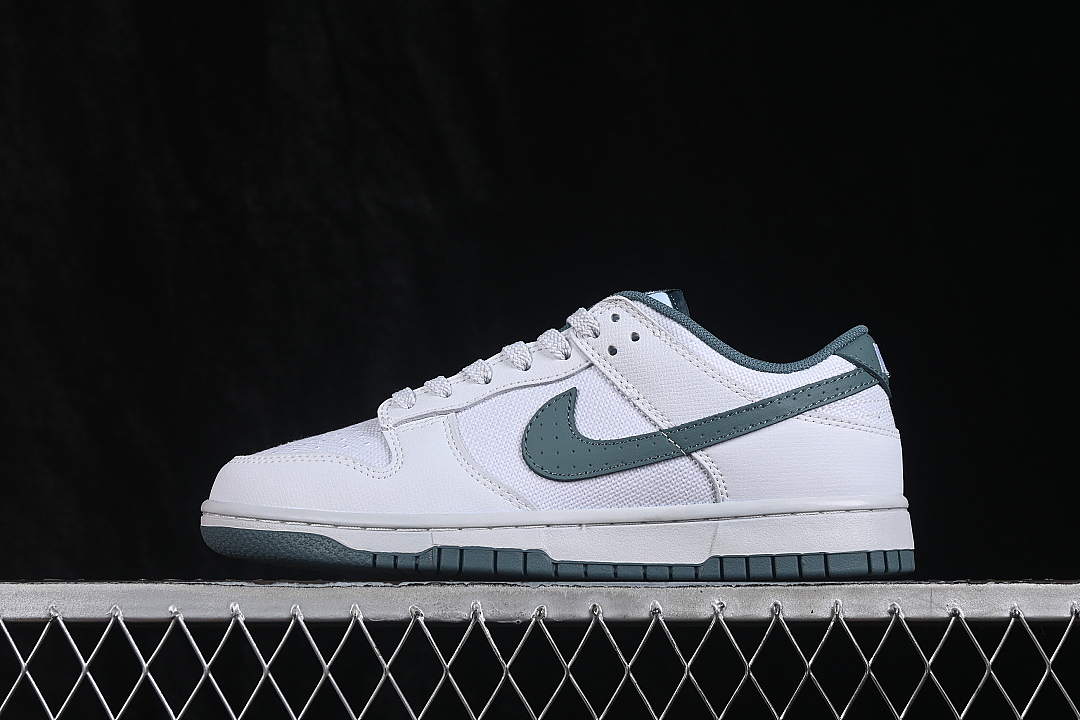 Unbranded [IH1940-002]-[DUNK LOW TOP CASUAL SNEAKERS ATROVIRENS/WHITE]-[WOMAN:35.5-39]-[MAN:40-47.5], photo 1
