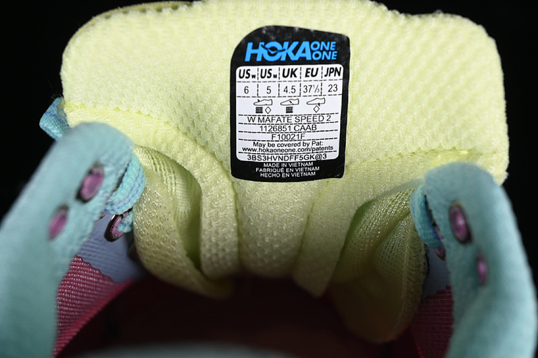 Hoka [1126851 CAAB]-[HOKA MAFATE SPEED 2 BLUE/PINK/YELLOW/GREEN]-[WOMAN:36-39]-[MAN:40-46] - Image 6
