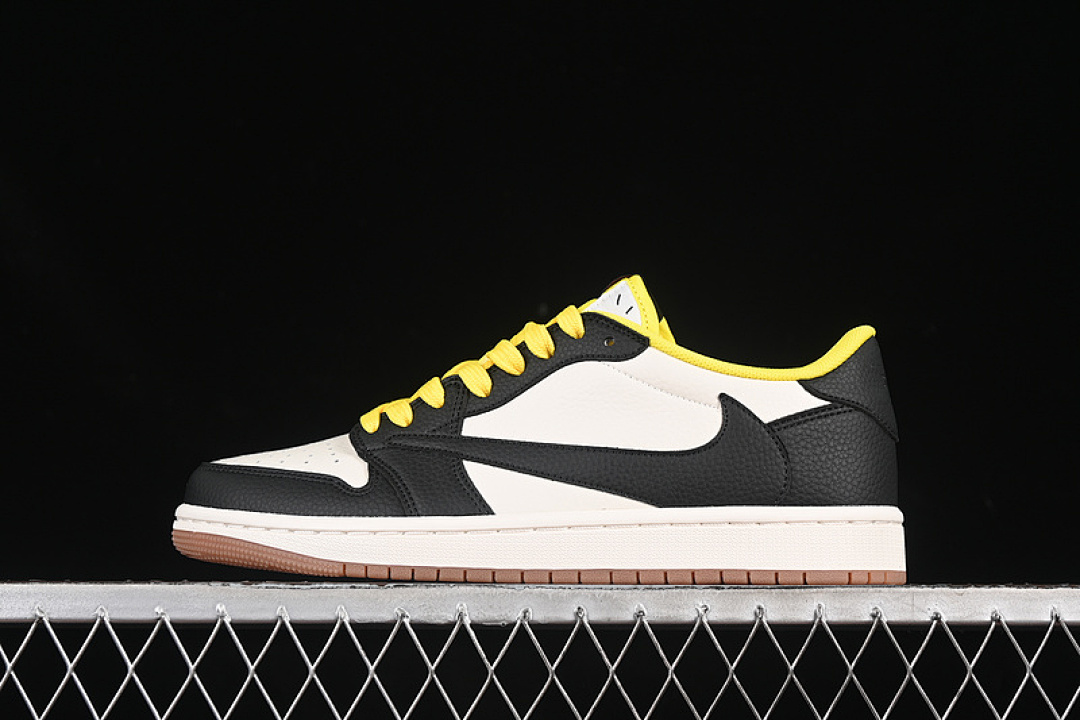 Jordan [DN6901-093]-[TRAVIS SCOTT X FRAGMENT DESIGN AIR JORDAN 1 LOW OG SP WHITE/BLACK/YELLOW], photo 1