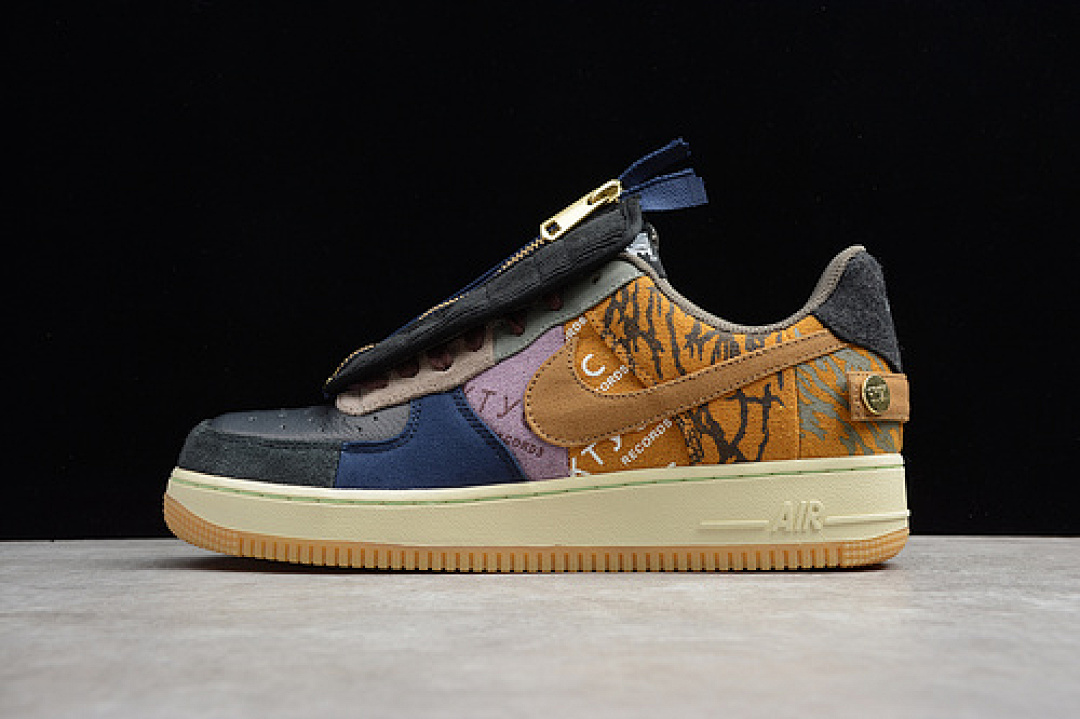 Nike Nike TRAVIS SCOTT X AIR FORCE 1 LOW CACTUS JACK COLORFUL/MUTED BRONZE · CN2405-900, photo 1