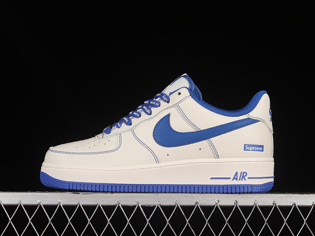 Nike [SU0220-010]-[SUPREME AIR FORCE 1 07 LOW WHITE/BLUE]-[WOMAN:36-39]-[MAN:40-45], photo 1