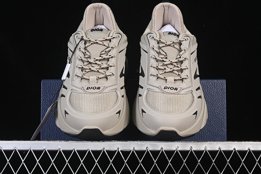Dior [LEISURE SPORTS SHOES BEIGE/BLACK/BEIGE]-[WOMAN:39]-[MAN:40-45] - Image 13