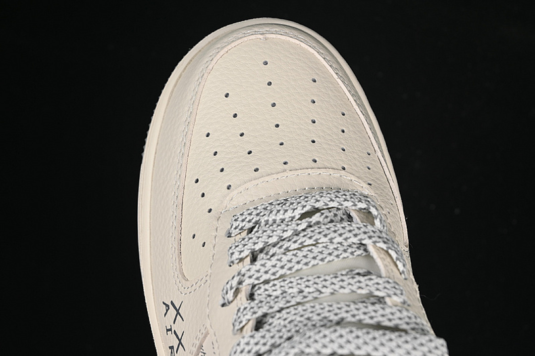 Nike [KJ1688-004]-[AIR FORCE 1 07 LOW OFF-WHITE WHITE/GREY]-[WOMAN:36-39]-[MAN:40-45] - Image 9