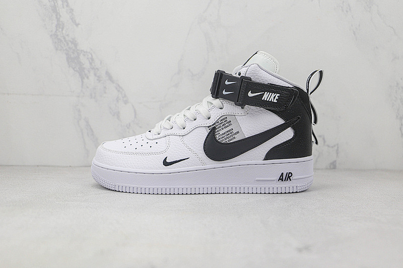 Nike Nike AIR FORCE 1 MID 07 LV8 WHITE/BLACK-TOUR YELLOW · 804609-103, photo 1
