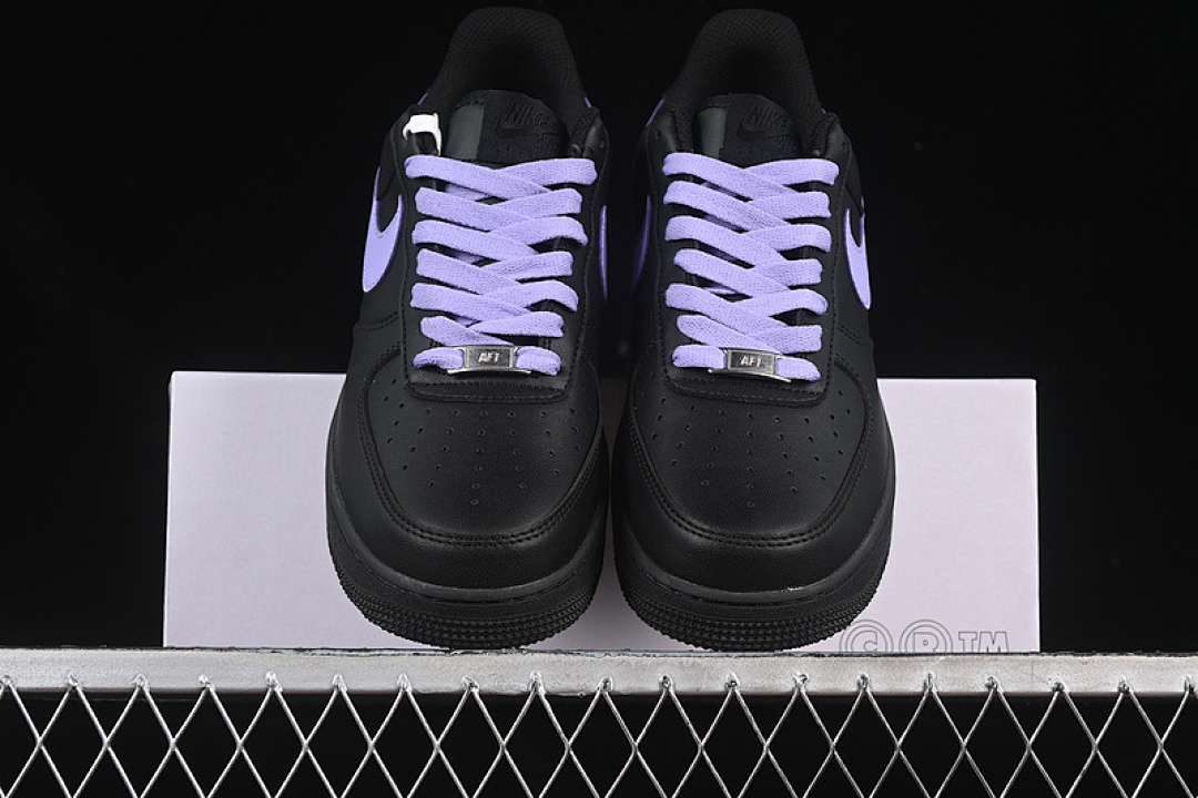 Nike [CW2288-111]-[AIR FORCE 1 07 LOW BLACK/PURPLE]-[WOMAN:36-39]-[MAN:40-45] - Image 13