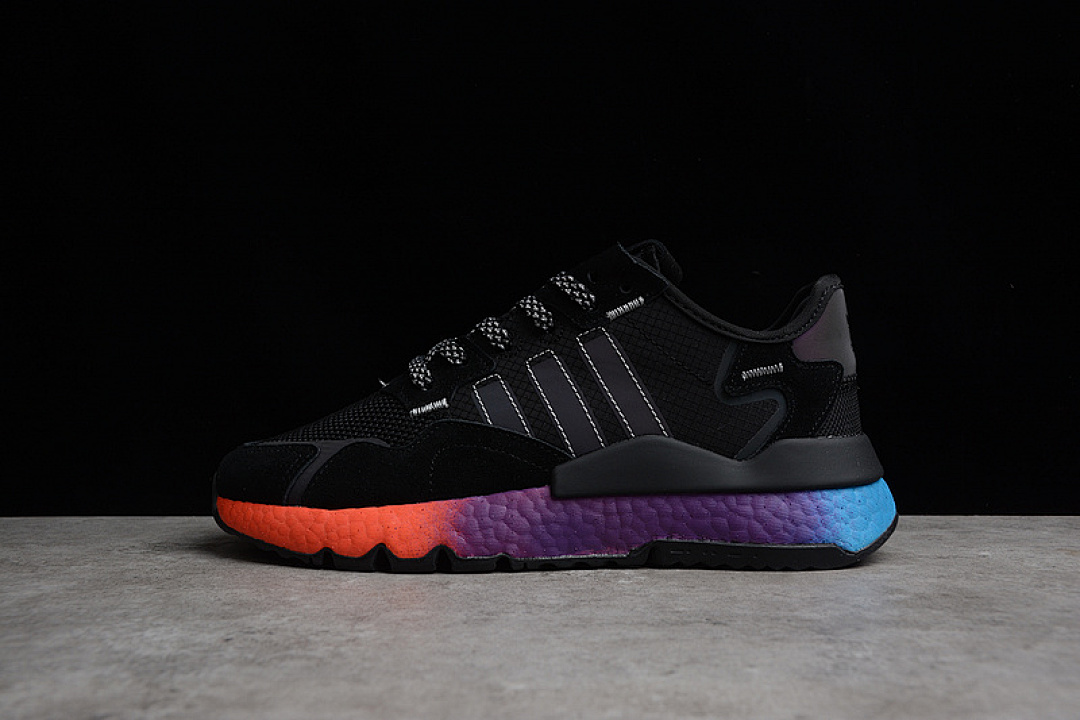 NITE JOGGER SUNSET SHOES CORE BLACK/CORE BLACK/BOOST BLACK · FX1397, photo 1