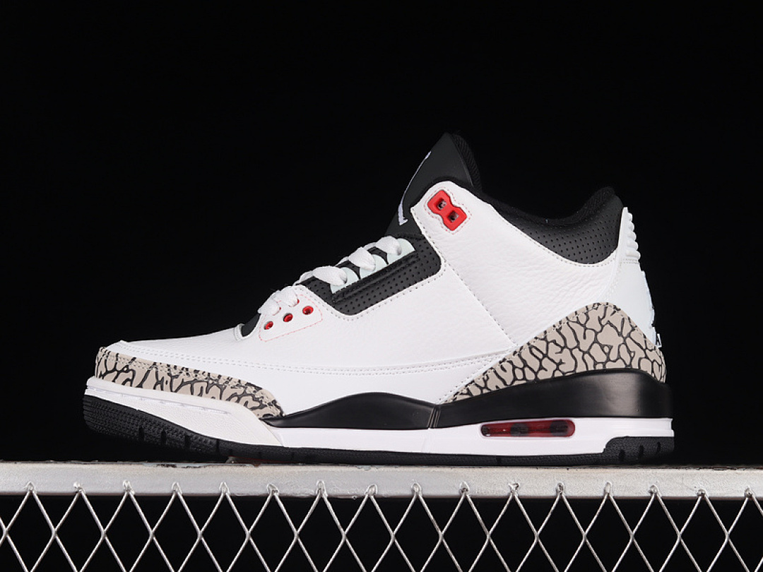 Jordan [136064-123]-[AIR JORDAN 3 RETRO WHITE/BLACK-CMNT GRY-INFRRD 23]-[MAN:40-47.5], photo 1