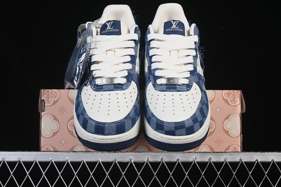 Nike [YF9511-816]-[AIR FORCE 1 07 LOW NAVY BLUE/WHITE]-[WOMAN:36-39]-[MAN:40-45] - Image 13